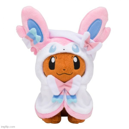 Eevee, Sylveon | image tagged in eevee sylveon | made w/ Imgflip meme maker
