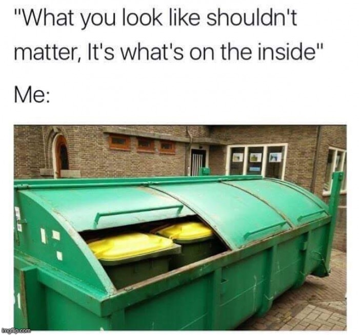 me irl | image tagged in relatable,memes,relatable memes,self hate,trash,i suck | made w/ Imgflip meme maker
