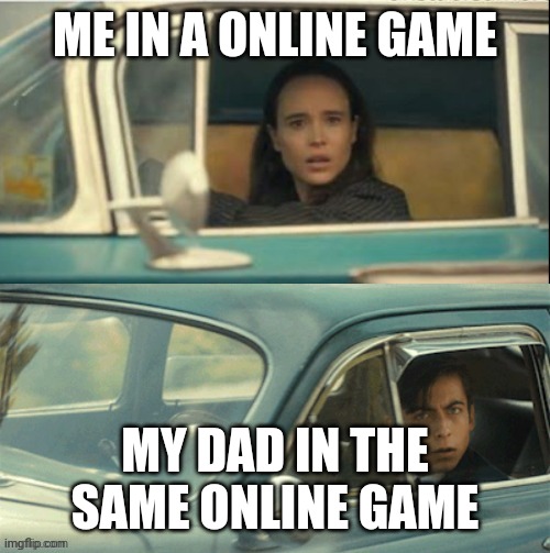 And in the same match | ME IN A ONLINE GAME; MY DAD IN THE SAME ONLINE GAME | image tagged in vanya and five | made w/ Imgflip meme maker