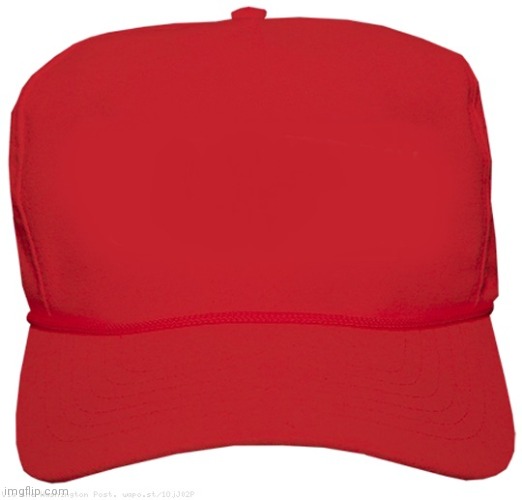 blank red MAGA hat | image tagged in blank red maga hat | made w/ Imgflip meme maker