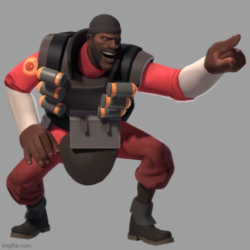 demoman laughs at you in 4k | image tagged in demoman laughs at you in 4k | made w/ Imgflip meme maker