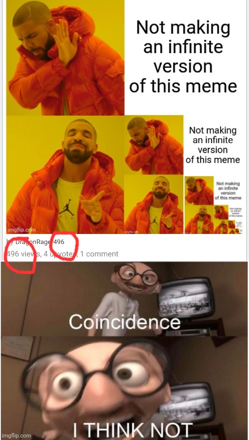 Hmmm... | image tagged in coincidence i think not,memes | made w/ Imgflip meme maker