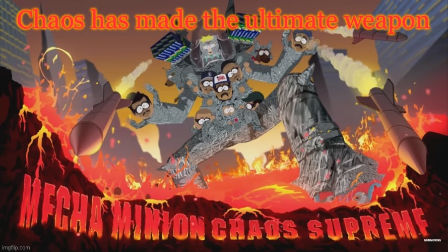 This will be hard for Wheatley to beat | Chaos has made the ultimate weapon | made w/ Imgflip meme maker