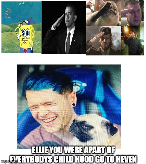 My tribut to ellie | ELLIE YOU WERE APART OF EVERYBODYS CHILD HOOD GO TO HEVEN | image tagged in dantdm,depression | made w/ Imgflip meme maker