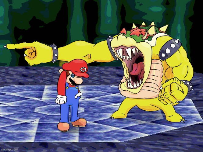 Yelling Coach but it's Bowser | image tagged in yelling coach but it's bowser | made w/ Imgflip meme maker