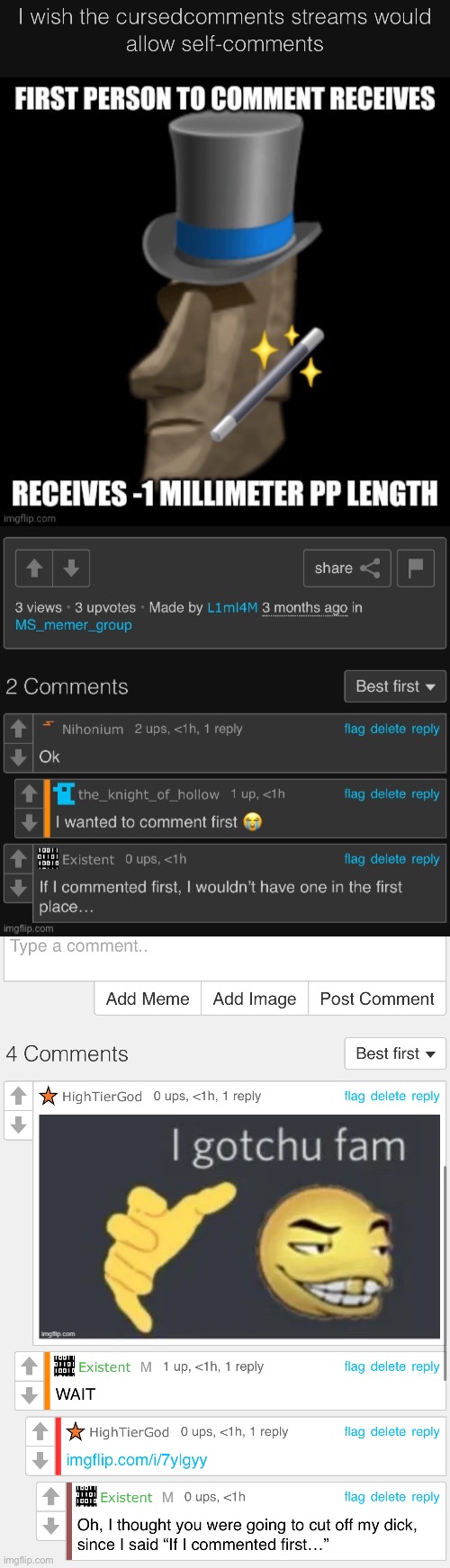 Double cursed comments lol | made w/ Imgflip meme maker
