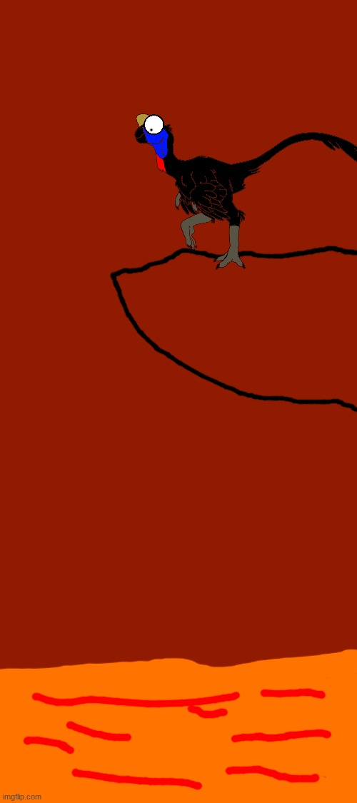 Ovi in a volcano | made w/ Imgflip meme maker