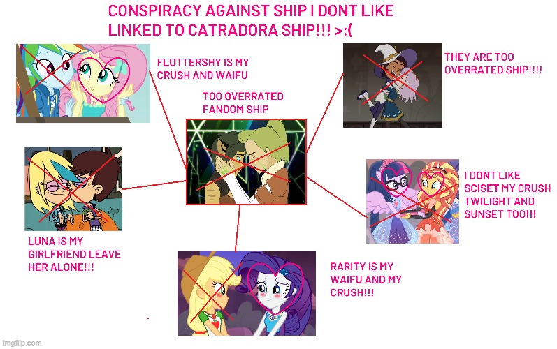 Overrated ships i dont like | image tagged in comics/cartoons,amourshipping,yuri | made w/ Imgflip meme maker