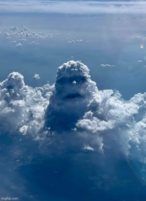 This cloud is over it! | image tagged in funny,cloud,face,clouds,arial,photography | made w/ Imgflip meme maker
