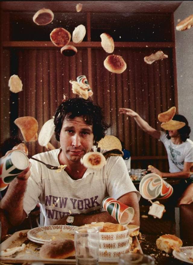 High Quality Chevy Chase Animal House food fight Blank Meme Template