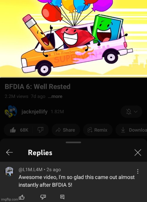 *cough* | image tagged in youtube,youtube comment,youtube comments,bfdi,bfdia,bfb | made w/ Imgflip meme maker
