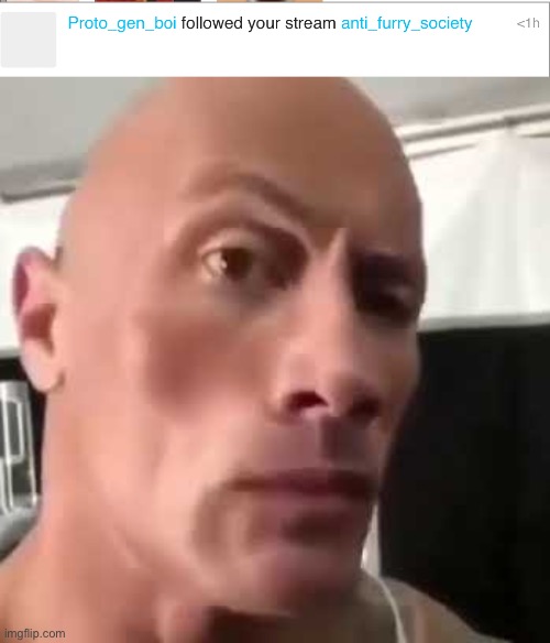 Rule number 1 broken. | image tagged in the rock eyebrows | made w/ Imgflip meme maker