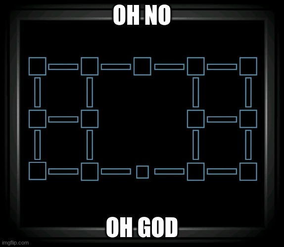 Connection Terminated | OH NO OH GOD | image tagged in connection terminated | made w/ Imgflip meme maker