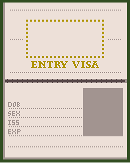 Papers, Please Antergria Passport Blank Meme Template