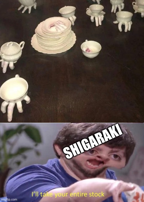 SHIGGY NOOOOO | SHIGARAKI | made w/ Imgflip meme maker
