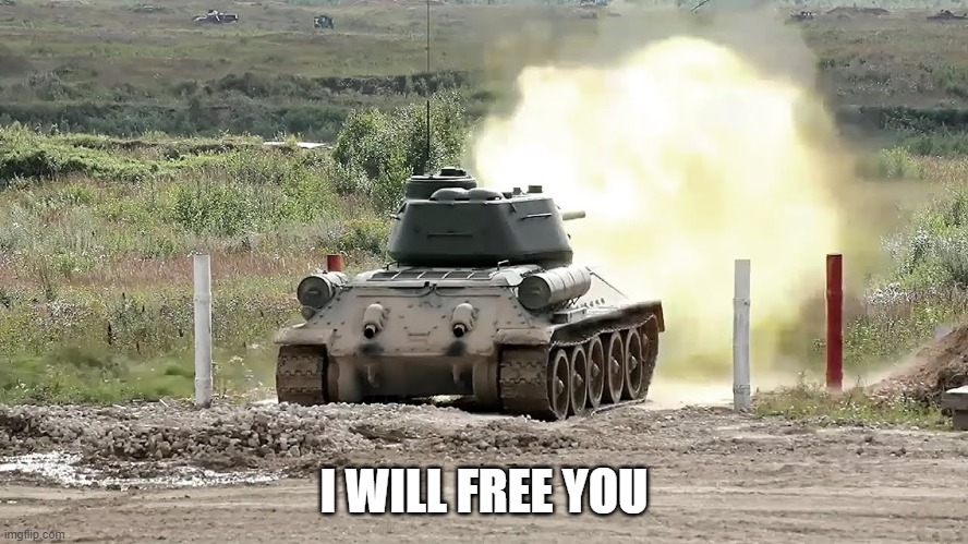 I WILL FREE YOU | made w/ Imgflip meme maker