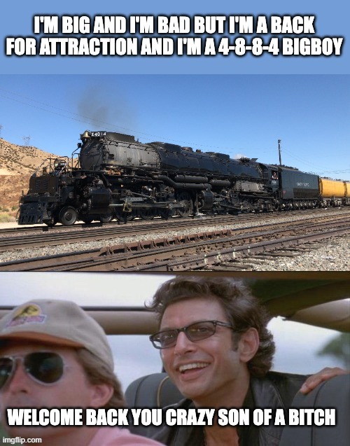 I made this 2 years ago when the 4014 came back to the rails | made w/ Imgflip meme maker