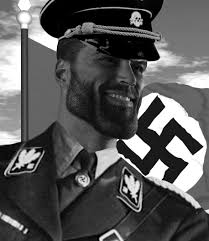 Nazi Gigachad Blank Meme Template