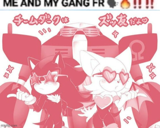 TEAM DARK!! | image tagged in glamorous team dark | made w/ Imgflip meme maker