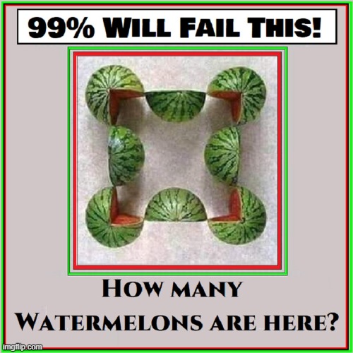 CAUTION: Eating the Seeds may cause watermelon growth in you | image tagged in vince vance,watermelons,test,memes,seedless,math test | made w/ Imgflip meme maker