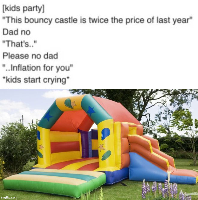 image tagged in bouncy castle | made w/ Imgflip meme maker