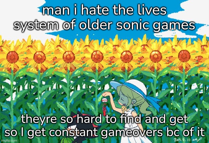 i know i have skill issue but still | man i hate the lives system of older sonic games; theyre so hard to find and get so I get constant gameovers bc of it | image tagged in two goobs the sequel | made w/ Imgflip meme maker