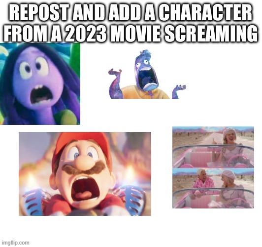 Cuz it's funny | image tagged in barbie,ruby,elements,mario movie | made w/ Imgflip meme maker
