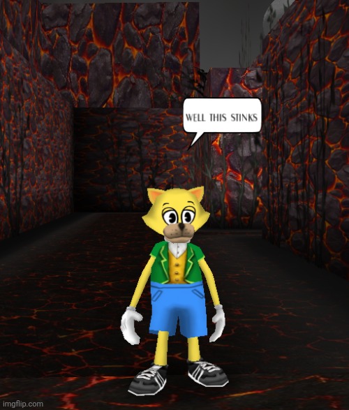 the cat is in hell :( | image tagged in the cat is in hell | made w/ Imgflip meme maker