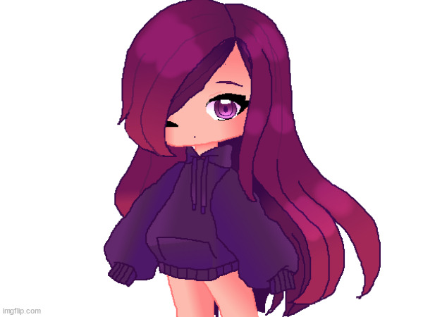 OC Lavender (as a chibi) | made w/ Imgflip meme maker