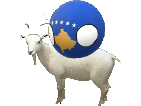 High Quality kosovo and goat Blank Meme Template