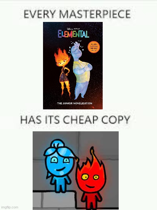 its satire | image tagged in every masterpiece has its cheap copy | made w/ Imgflip meme maker