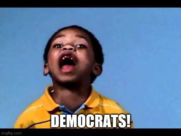 That's racist 2 | DEMOCRATS! | image tagged in that's racist 2 | made w/ Imgflip meme maker