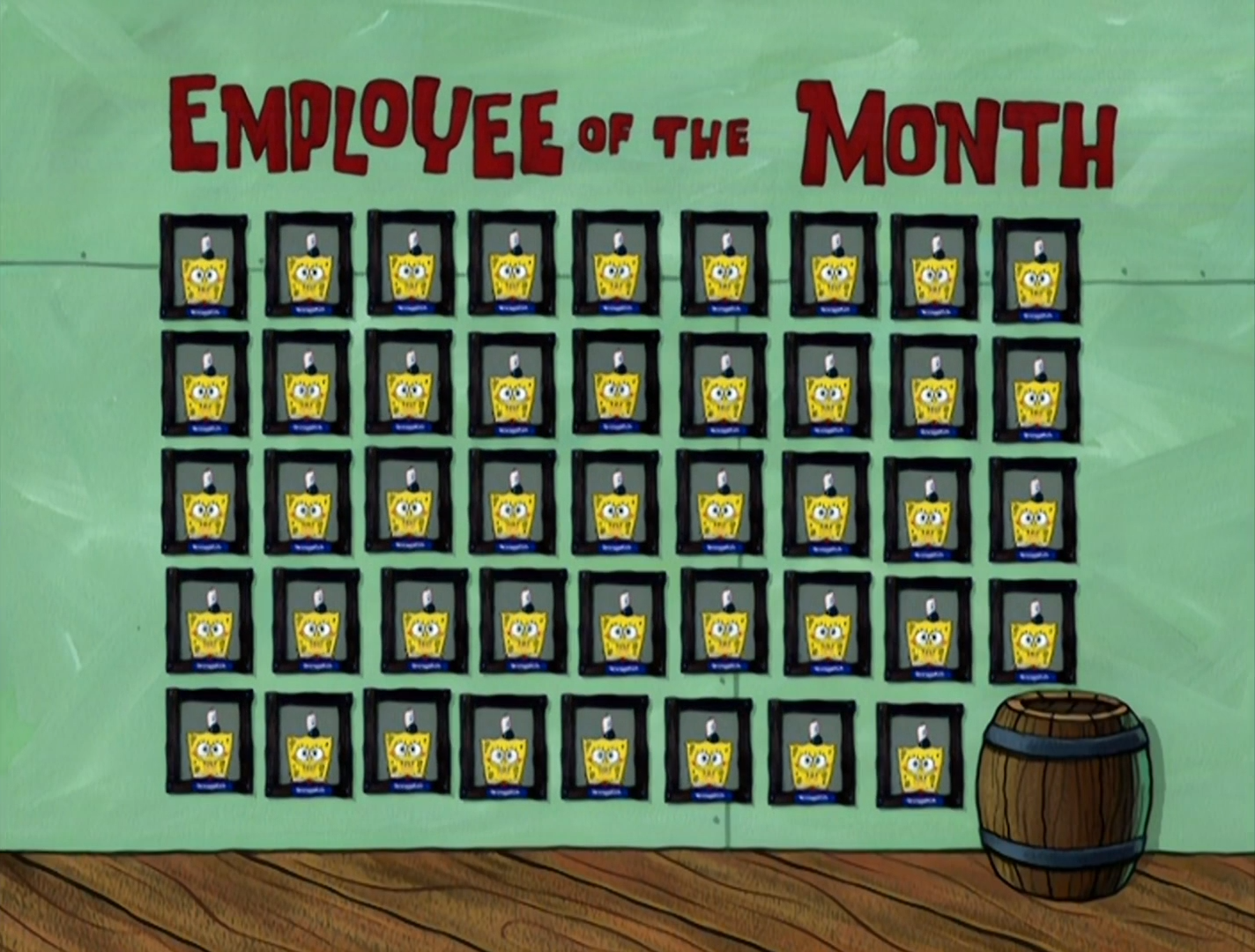 employee of the month Blank Meme Template