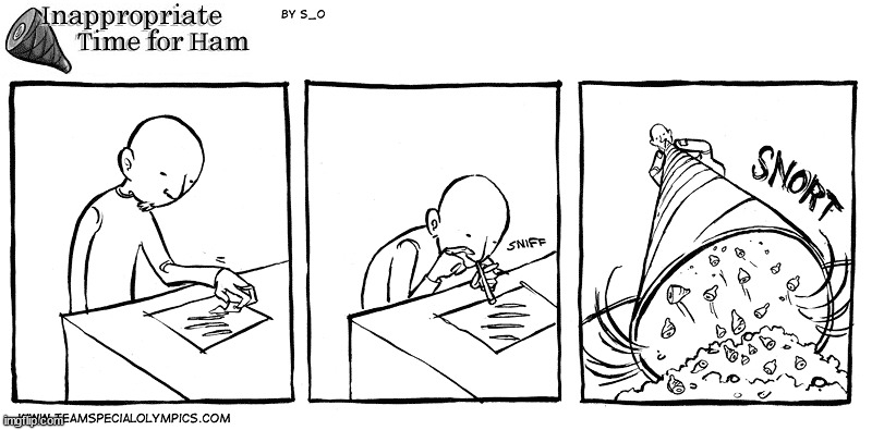 Ham is a drug. Don't do ham kids. | made w/ Imgflip meme maker