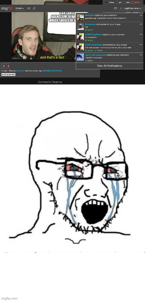 crinj | image tagged in nooo soyboy | made w/ Imgflip meme maker