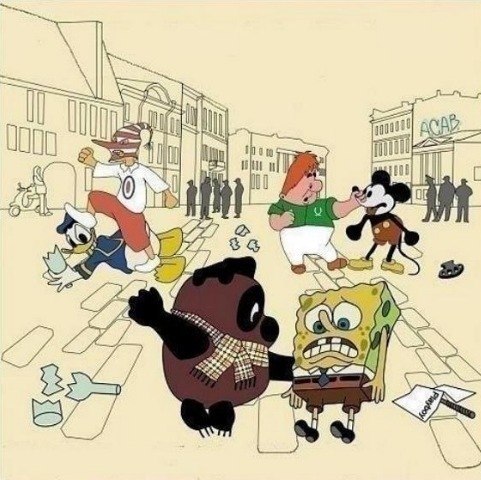 Disney Vs Soviet Cartoons Meme Blank Meme Template