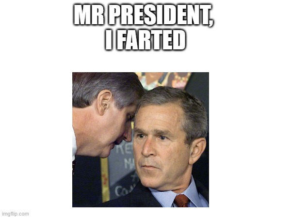 National Flagulence | MR PRESIDENT, 
I FARTED | image tagged in memes,funny,fart | made w/ Imgflip meme maker