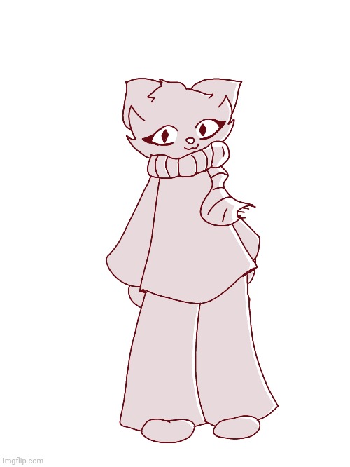 Scarf (drawn by potat) Blank Meme Template