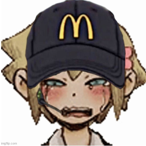 basil omori mcdonalds employee arc | image tagged in basil omori mcdonalds employee arc | made w/ Imgflip meme maker
