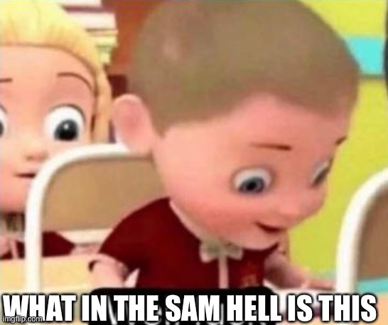 Well frick | WHAT IN THE SAM HELL IS THIS | image tagged in well frick | made w/ Imgflip meme maker