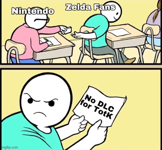 Bruh why | image tagged in no dlc,totk,bruh,why nintendo | made w/ Imgflip meme maker