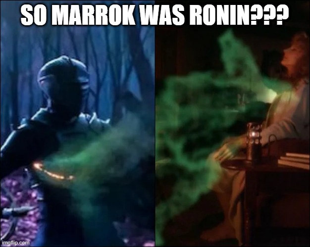 A Star Wars/Star Trek Crossover | SO MARROK WAS RONIN??? | image tagged in star wars,marrok | made w/ Imgflip meme maker