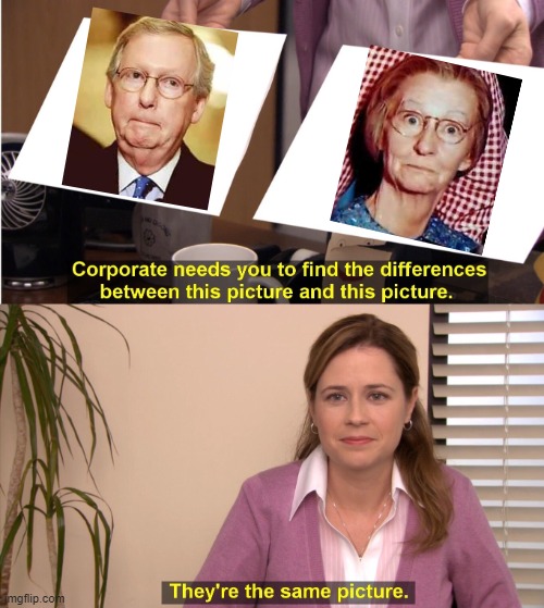 Same Senile Energy Too | image tagged in memes,they're the same picture | made w/ Imgflip meme maker