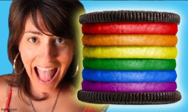 Gay Oreo | image tagged in gay oreo | made w/ Imgflip meme maker