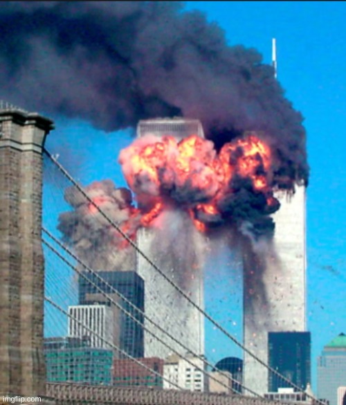 Twenty-Second Anniversary of These bad bois! | image tagged in twin towers,9/11 | made w/ Imgflip meme maker