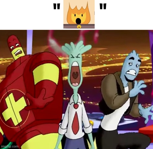 Spryman yelling his ass off | "     " | image tagged in spryman yelling his ass off | made w/ Imgflip meme maker