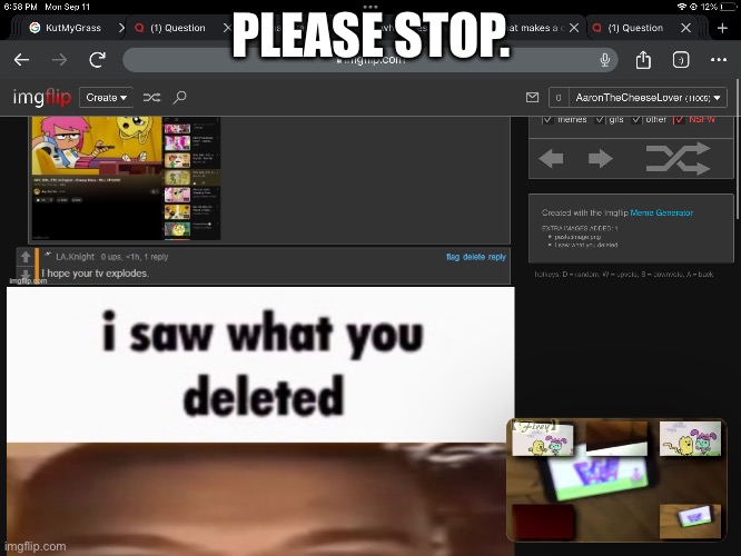 PLEASE STOP. | made w/ Imgflip meme maker