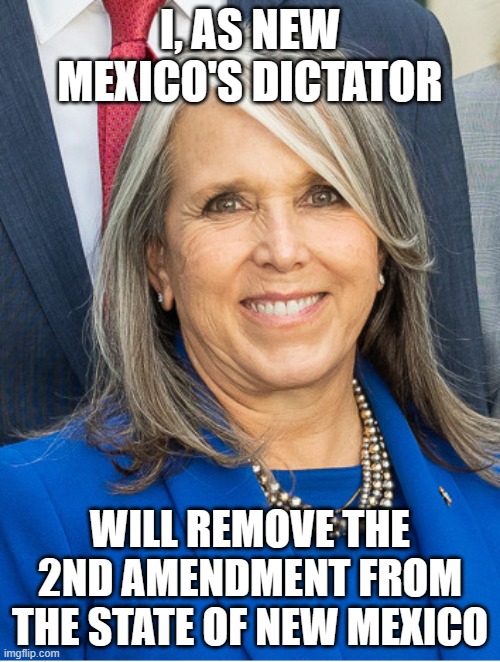 I, AS NEW MEXICO'S DICTATOR; WILL REMOVE THE 2ND AMENDMENT FROM THE STATE OF NEW MEXICO | made w/ Imgflip meme maker