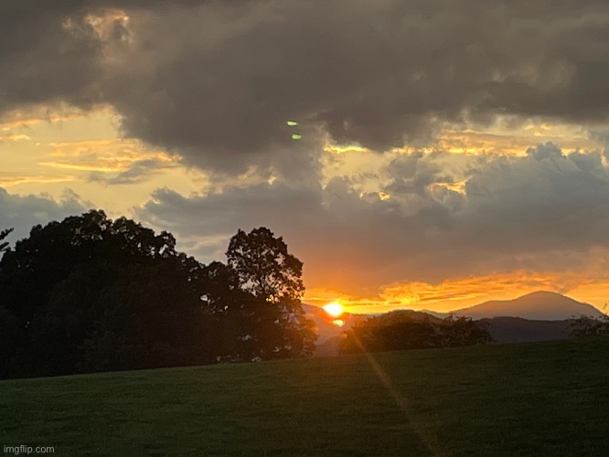 Another sunset photo of the Appalachian mountains | made w/ Imgflip meme maker