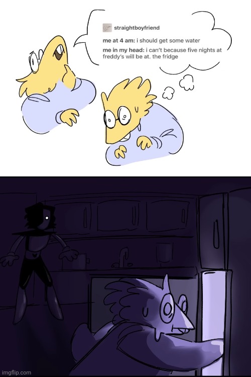 not my art!! but its pretty funny :) | image tagged in repost,undertale,alphys,mettaton | made w/ Imgflip meme maker